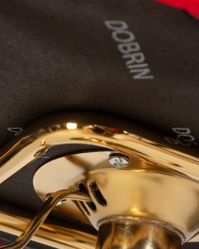 Стул барный DOBRIN CHARLY GOLD, красный велюр (MJ9-45) в Перми - perm.ok-mebel.com | фото 10