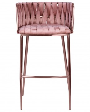 Стул барный DOBRIN EMMA ROSE GOLD, розовый велюр (VF-10) в Перми - perm.ok-mebel.com | фото 6