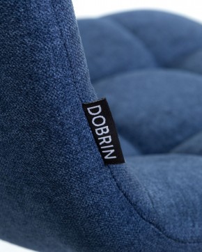 Стул барный DOBRIN NICOLE, черные матовые ножки, синяя ткань (UF860-14B) в Перми - perm.ok-mebel.com | фото 9