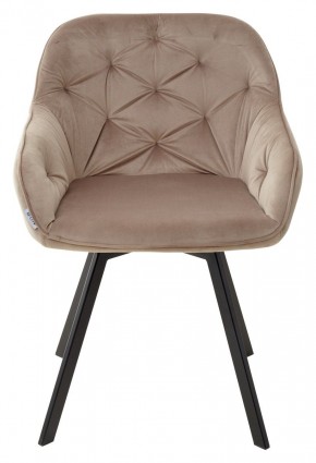 Стул GALE 360 град. поворот. BLUVEL-40 BEIGE, велюр/ черный каркас, М-City в Перми - perm.ok-mebel.com | фото 6