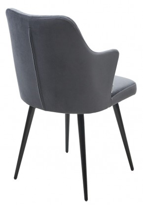 Стул HERMAN 360 град. BM-3 ТЕМНО-СЕРЫЙ, велюр / черный каркас М-City в Перми - perm.ok-mebel.com | фото 4