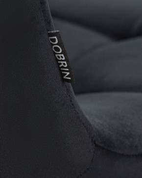 Стул обеденный DOBRIN ALEX, хром ножки, черный велюр (V108-77),  в Перми - perm.ok-mebel.com | фото 9