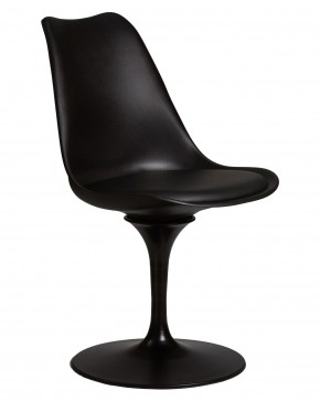 Стул обеденный DOBRIN TULIP, черное основание, цвет черный (B-03) в Перми - perm.ok-mebel.com | фото 2
