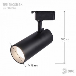 Светильник на штанге Эра  TR5-30 COB BK в Перми - perm.ok-mebel.com | фото 5