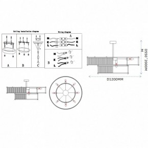 Светильник на штанге Imperiumloft RH Marais Round Chandelier 40,2668 в Перми - perm.ok-mebel.com | фото 11