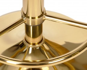 Табурет барный DOBRIN BRUNO GOLD, черный велюр (MJ9-101) в Перми - perm.ok-mebel.com | фото 2