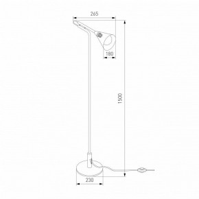 Торшер Eurosvet Enigma 01187/1 черный в Перми - perm.ok-mebel.com | фото 4