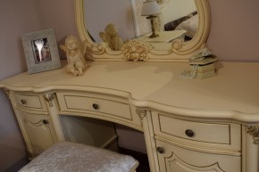 Туалетный стол + Зеркало Мона Лиза (крем) в Перми - perm.ok-mebel.com | фото 5