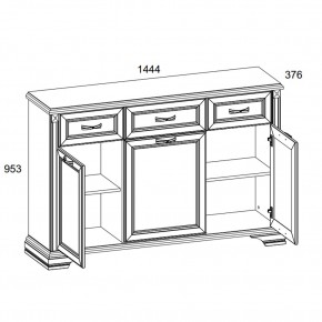 Тумба 3D3S, MONAKO, цвет Сосна винтаж/дуб анкона в Перми - perm.ok-mebel.com | фото 2