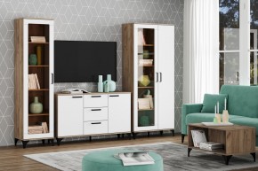 Тумба НМ 013.79 "Марсель" (Меренга/Дуб Крафт Табачный) в Перми - perm.ok-mebel.com | фото 3