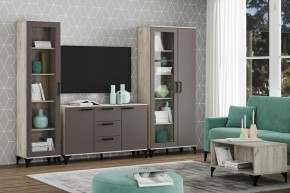 Тумба НМ 013.79 "Марсель" (Софт Графит/Дуб Крафт Серый) в Перми - perm.ok-mebel.com | фото 3