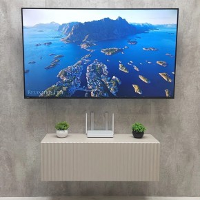 Тумба подвесная под ТВ LINES MTV3-MA 900 Бежевый (Леда-М 10.1.5) в Перми - perm.ok-mebel.com | фото 3