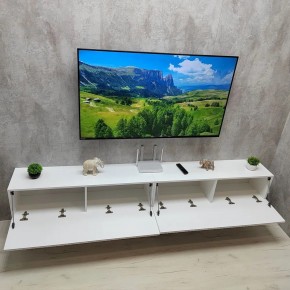 Тумба подвесная под ТВ LINES MTV4-MA 1150 Белый глянец (Белый-M 10.1.1) в Перми - perm.ok-mebel.com | фото 12