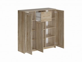 Тумба СИРИУС трехдверная с одним ящиком, цвет Дуб Сонома в Перми - perm.ok-mebel.com | фото 2