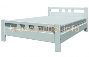 ВЕРОНИКА-2 Кровать из массива 900 (Белый античный) в Перми - perm.ok-mebel.com | фото