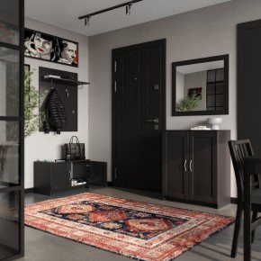 Вешалка СИРИУС настенная с полкой, цвет Дуб Венге в Перми - perm.ok-mebel.com | фото 4