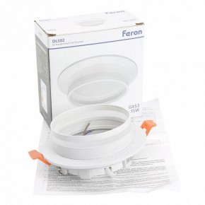 Встраиваемый светильник Feron DL502 51089 в Перми - perm.ok-mebel.com | фото 9