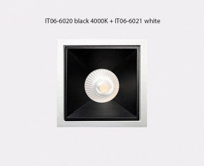 Встраиваемый светильник Italline IT06-6020 IT06-6020 black 4000K + IT06-6021 black в Перми - perm.ok-mebel.com | фото 3