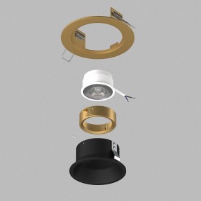 Встраиваемый светильник Lightstar Domino D61307GMOD в Перми - perm.ok-mebel.com | фото 3