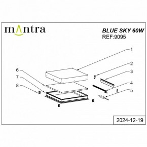 Встраиваемый светильник Mantra Blue Sky 9095 в Перми - perm.ok-mebel.com | фото 5