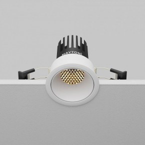 Встраиваемый светильник Maytoni Dip DL115-10W-2.7K-W в Перми - perm.ok-mebel.com | фото 7
