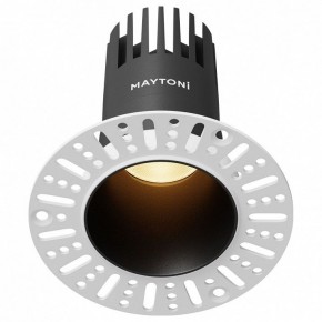 Встраиваемый светильник Maytoni Dip DL120-10W-2.7K-TRS-B в Перми - perm.ok-mebel.com | фото