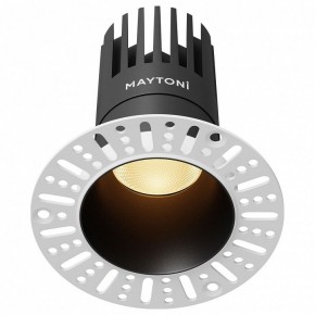 Встраиваемый светильник Maytoni Dip DL122-15W-2.7K-TRS-B в Перми - perm.ok-mebel.com | фото