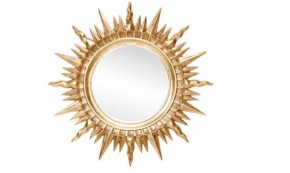 Зеркало круглое золото (1810(1) в Перми - perm.ok-mebel.com | фото 1