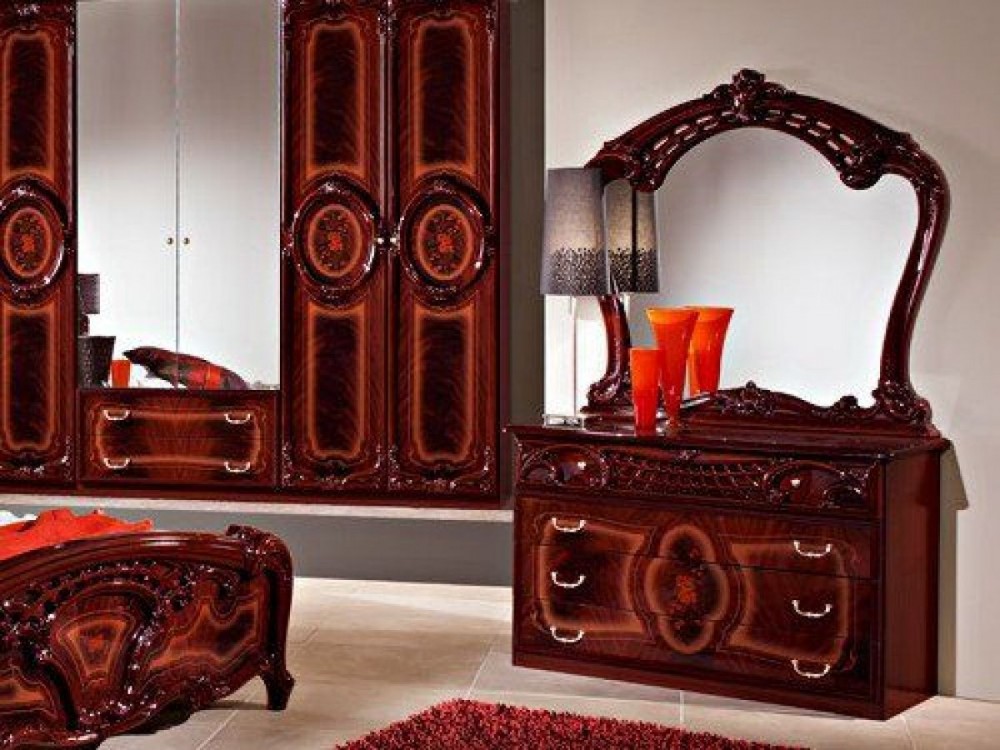 Dia: Роза: кровать двуспальная 160х200 (орех) 5253304